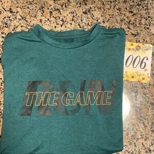 Runway quick dry moisture wicking L 12/14  boys shirt